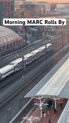 MARC train pulling out of DC’s Union Station.