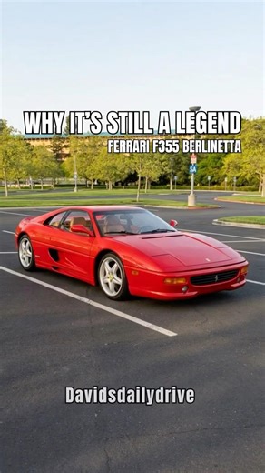 Timeless design. Unreal sound. #ferrarif355 #cartok #cartalk #supercar #petrolhead #ferrari #f355