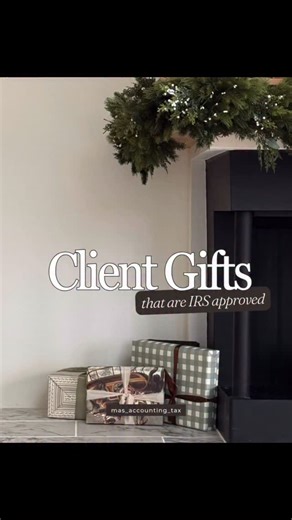 Before you go full Santa-mode on your clients this holiday season, here’s how to stay off the IRS’s naughty list when it comes to client gifts! ↓ 🎁 You can only deduct up to $25 per client per year. 🎁 Incidental costs (like shipping, engraving, etc.) that don’t add significant value to the gift don’t count towards the $25 limit. 🎁 Keep records documenting a description of the gift, the amount, the date of the gift, who you’re giving the gift to, and your business relationship with them. #chri