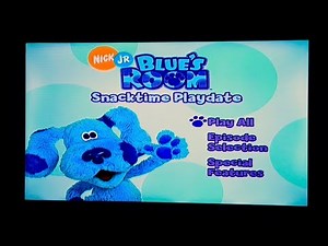 Blue’s Room Snacktime Playdate 2004 DVD Menu Walkthrough