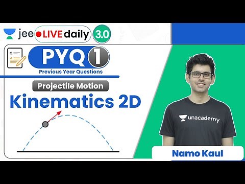 JEE: Kinematics PYQ - 1 | Projectile Motion | Unacademy JEE | IIT JEE Physics | Namo Kaul