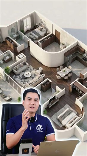 Thiết Kế Nội Thất Bo Cong Giảm Cảm Giác Gãy Khúc