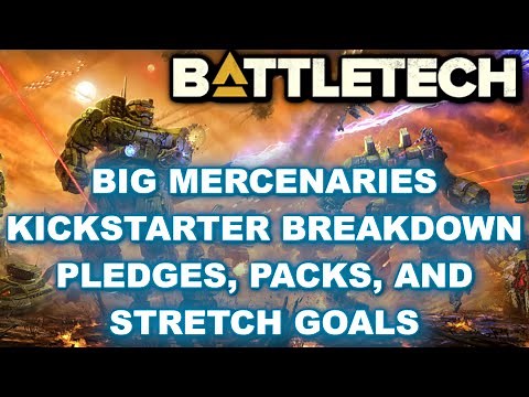 BATTLETECH Mercenaries Kickstarter Breakdown