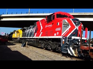 EL CONSIST PERFECTO! Ferromex y las LOCOMOTORAS RENTADAS EN MEXICO SD70ACE-T4 en un TREN INTERMODAL
