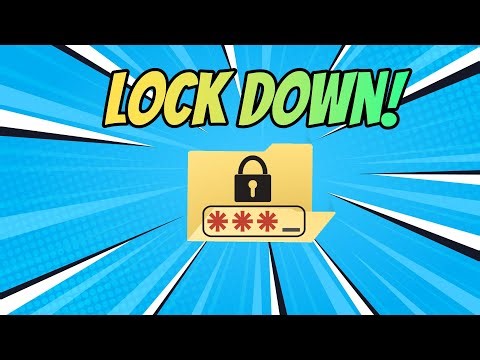 Best way to password protect a folder in windows 11!