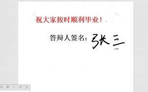 文件中电子签名