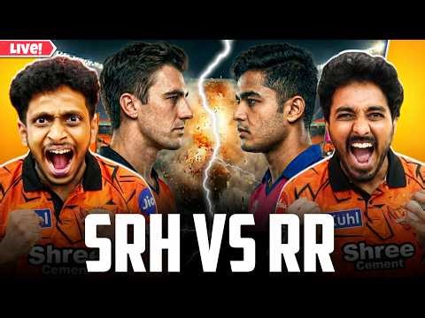 🚨 HOPING THE STREAK CONTINUES ‼️ | SUNRISERS HYDERABAD VS RAJASTHAN ROYALS | LIVE 29
