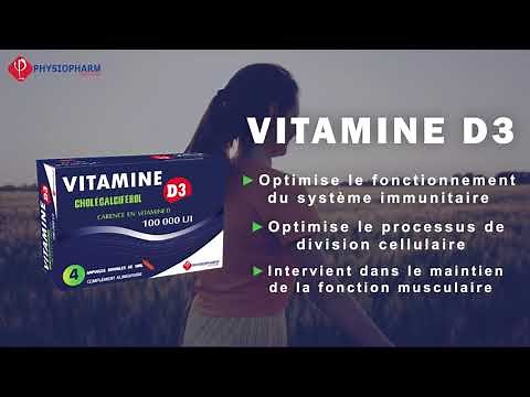 VITAMINE D3 Physiopharm 100 000 UI/10ml - Solution buvable en ampoule
