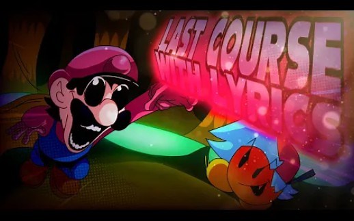 Last Course WITH LYRICS - FNF Vs. Mario's Madness V2 Cover