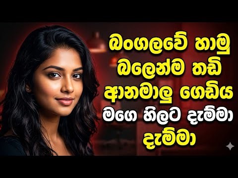 බංගලවේ හාමු බලෙන්ම තඩි ආනමාලු ගෙඩිය මගෙ හිලට දැම්මා | sinhala keti katha #ketikatha #motivation