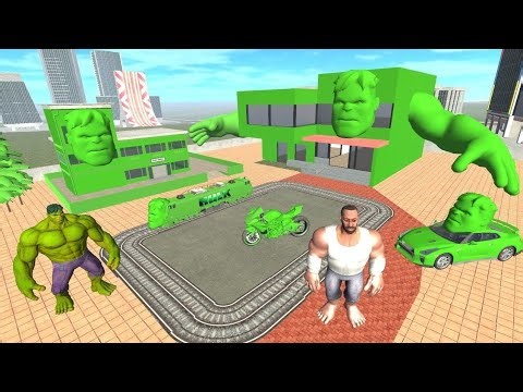Franklin এর বাড়ি এখন পুরো Hulk City! 💥 | Indian Bike Driving 3D
