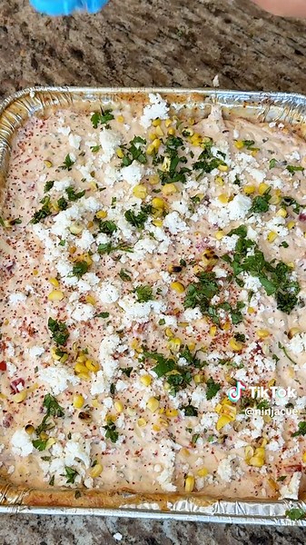 Smoked Mexican street corn dip #streetcorn #elote #dip #easyappetizers