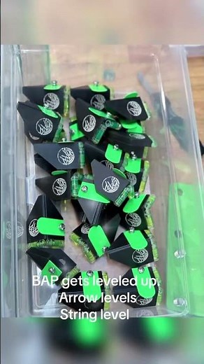 Get Leveled with BAP arrow and string levels. Now on the website. #bowstrings #bowtuning
