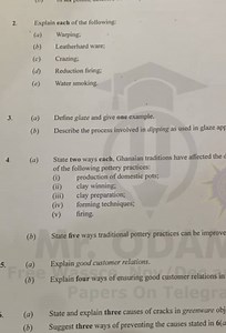 Explain each of the following:   (a) Warping   (b) Leatherhar... | Filo