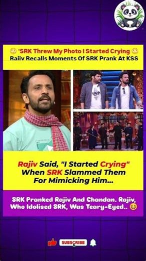 😲 SRK’S PRANK GONE WRONG? | Rajiv Thakur Breaks Down! 😭#yt #ytviralshorts #bollywood