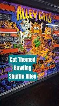 Alley Cats highlight this Eilliams Shuffle Bowling Alley #tntamusements