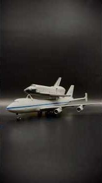 Space Shuttle Unboxing👀😍✈️#modelairplane #aviation #modelplane