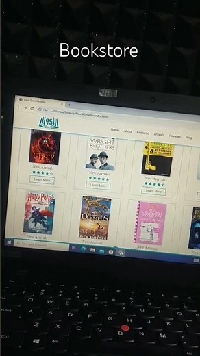 Create Bookstore in HTML CSS code #html #coding #htmlcss