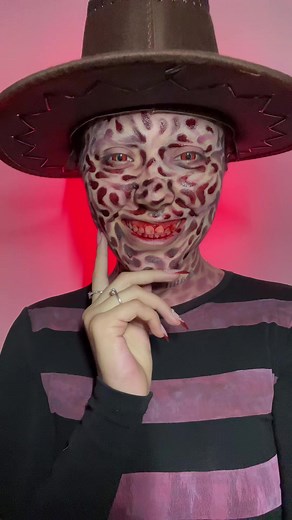 Freddy Krueger Halloween Makeup Tutorial
