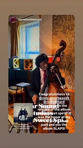 Mr. Darnell White was a welcome and crucial part of the development of this album. Until the next time Mr. White. | Ron Carter