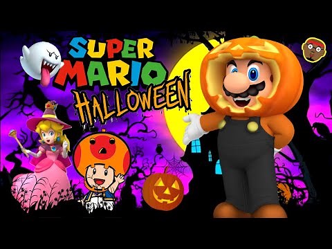 Mario Halloween | Super Mario Run and Freeze | Mario Halloween Game for Kids | PhonicsMan Fitness