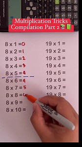 2M views · 27K reactions | Multiplication Tricks Compilation Part 2 #math #mathematics | Prof Math Wizard | Facebook