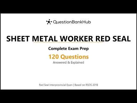 Sheet Metal Worker Red Seal Exam Prep: 120 Practice Questions with Answers