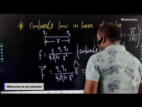Electrostatics (12th class) Live class - 4