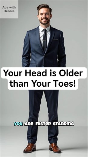 Your Toes Are Younger Than Your Nose 😱 | Time Dilation Explained in 40s! #physicsshorts #physics