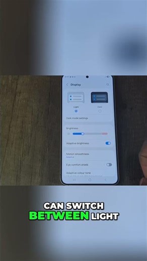 Samsung S25: Switch to Dark Mode Easily! #shorts