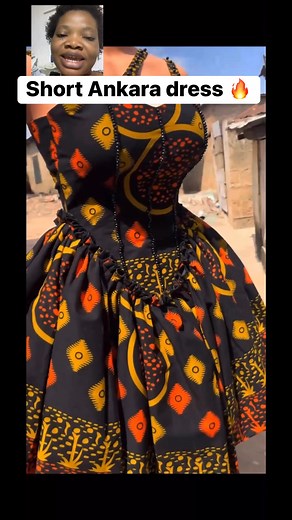 513K views · 6.9K reactions | Beautiful short Ankara dress #fashion #FashionStyle #fashioninspo #styleinspiration #viralreelsシ | Seraphic Stitches | Facebook