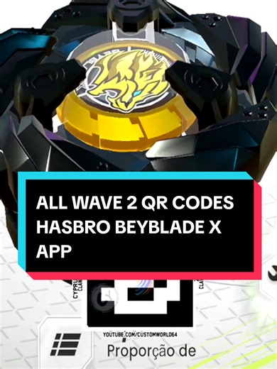 Códigos QR de Beyblade X App Serie 2