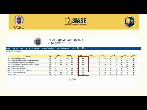 TUTORIAL como checar tus calificaciones en SIASE