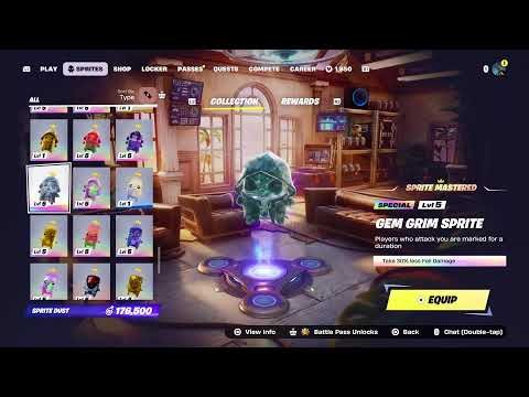 LIVE COLLECTING ALL 117 SPRITES FORTNITE