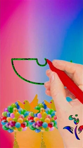 How to Draw Letter "S" with a Red Pen #zkzero #draw_easy #art_video #shorts_video