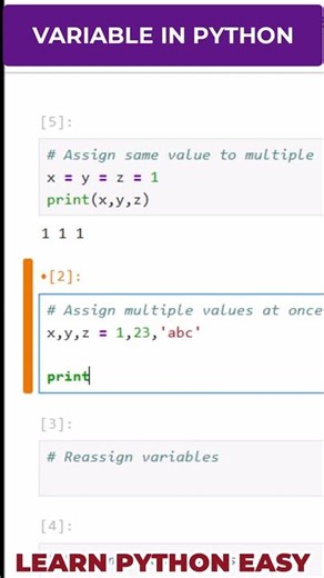 #3 Python Sikho | Vari in Python ?? #python #learnpython #codingvalesir #guideofmad
