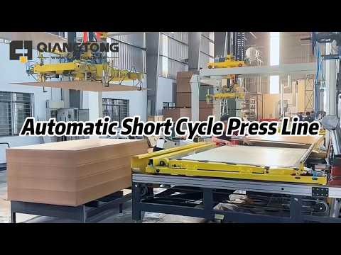 How Melamine Boards Are Made | Fully Automatic Short-Cycle Press Line by Qiangtong
