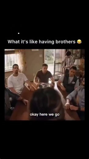 funny memes on Instagram: "In this hilarious clip from the series Primo, the protagonist Drea gathers her five eccentric brothers to reveal she is dating Sammy, the local bus driver. Knowing her brothers’ intense and often overprotective nature, she sets a strict timer of one minute and forty-five seconds for any questions they might have. This structured approach to a personal announcement highlights the chaotic yet loving dynamic of a large, close-knit family. The brothers’ immediate shock qui