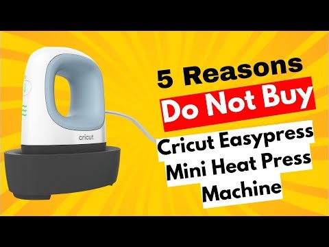 STOP! Don’t Buy the Cricut Easypress Mini Heat Press machine Review Before Watching This!