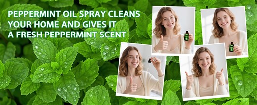 Peppermint Essential Oil, Peppermint Oil 16 Fl Oz 480ML for Diffuser Humidifier Yoga Cleaning DIY Candle Soap Making Essential Oils