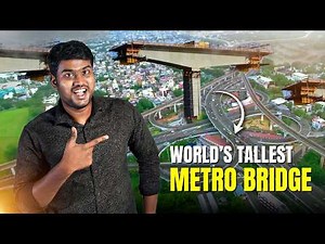 Kathipara Metro Bridge: How it was Engineered! | Tamil | LMES