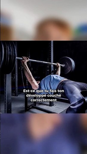 Les bases au développé couché #musculation #fitness #powerlifting
