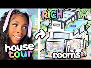 TOCA BOCA MEGASTAR MANSION HOUSE TOUR! 🤑 | Toca Life World