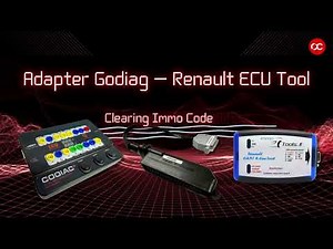 Immo Code - Adapter Godiag - Renault ECU Tool | ECU Sagem Safran, Safran2 & Magneti Marelli SFR200