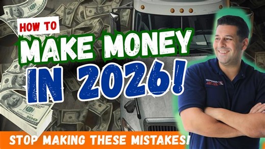 FAILING Owner Operator Numbers: DON'T Make This MISTAKE in 2026! ______________ Why owner-operators lose money in trucking — that was the phone call I got from an owner-operator who joined us a few months ago after watching our videos. On paper, the miles didn’t look terrible — but the money wasn’t there. In this video, we slow everything down and break apart his first three months in detail, looking at miles, gross revenue, deductions, fuel costs, and why the numbers weren’t adding up despite s