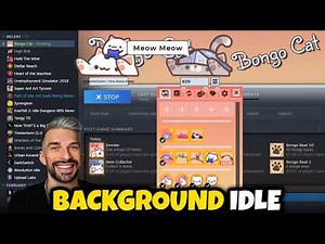 AD Simulator or Background IDLE Game // Bongo Cat
