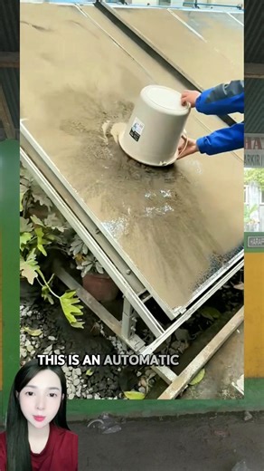 Smart Solar Panel Cleaner Works in Seconds #solarpanel #technology #innovation #shorts #reaction