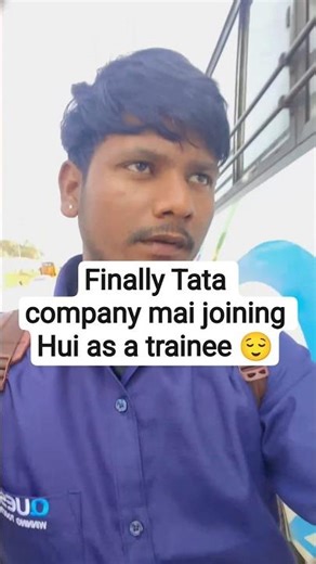 New Joining Tata Company As a Trainee 😊#youtubeshorts #napstream #diploma #program