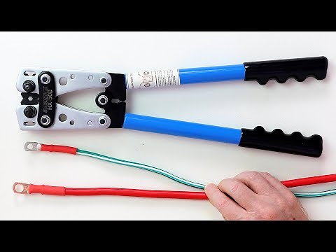 How to Crimp Battery Terminal Lugs - Value Sanuke Crimper