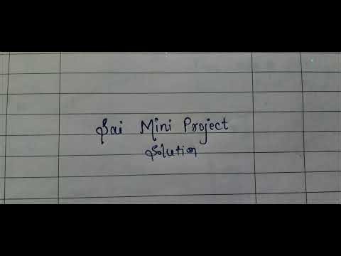Sai Mini Project Answer of Zone 1 question TCS CodeVita Season 12 #tcscodevita